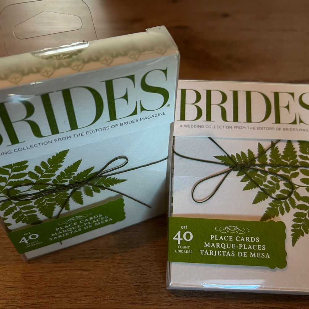 79 Fern Design Place Cards NEW